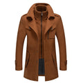 Casaco Europeu Masculino Casaco Europeu Masculino Divina Elegância Marrom XPP 