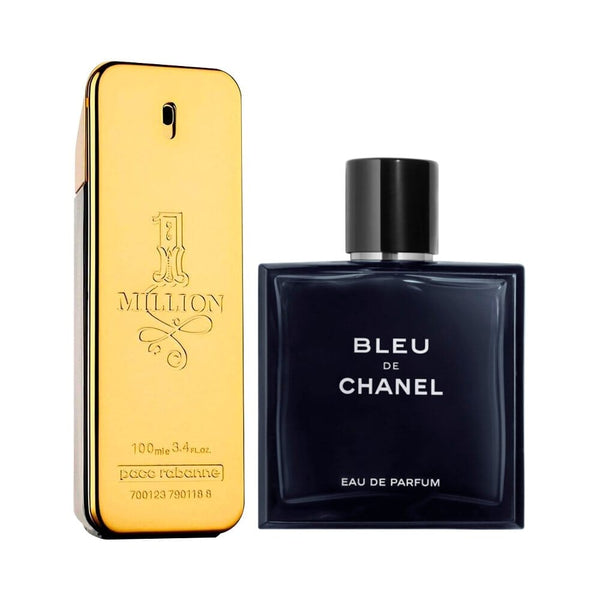 Combo de Perfumes 1 Million e Bleu de Chanel Beleza e Perfumaria Divina Elegância 